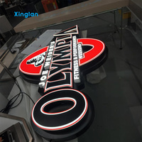 Letras de Canal LED Acrílicas Mini Personalizadas, Impermeables, Letrero con Logotipo Iluminado en 3D, Señalización para Tiendas, Publicidad Interior y Exterior