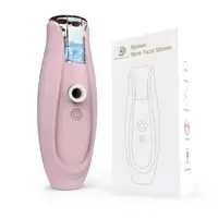 IFINE Beauty dropshipping Wireless hot steam facial steamer USB Rechargeable Cordless Nano Ionic Hot Mist Face Steamer Machine