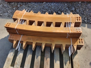 Bordure de jardin en acier corten rustique - Résistant aux intempéries, imperméable, facile à installer, personnalisable, intérieur/extérieur - Product Image 3