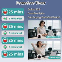 Timer Penginderaan Gravitasi Pengatur Waktu Timer Pembelajaran Anak Pengingat Hitung Mundur Disiplin Diri Timer Pomodoro Flip Cube