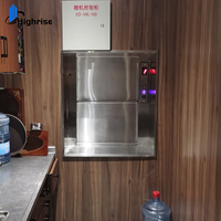 Monte-charge alimentaire à 3 étages pour restaurant, capacité 100kg 200kg, type monte-charge motorisé à chargement par le haut