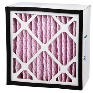F8 box air pleated filter for home ventilation system