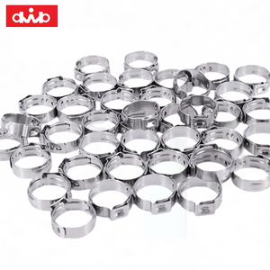 Colliers <span class=keywords><strong>de</strong></span> <span class=keywords><strong>serrage</strong></span> PEX <span class=keywords><strong>à</strong></span> une <span class=keywords><strong>oreille</strong></span> en acier inoxydable 304 pour tubes PEX / joints homocinétiques <span class=keywords><strong>de</strong></span> moto - Product Image 6