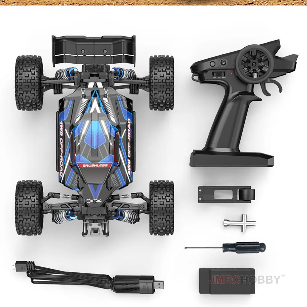 स्टॉक अब Mjx Rc कार्16207 खिलौना कार 1/16 ब्रशलेस आरc कार शौक 2.4 जी रिमोट कंट्रोल टॉय ट्रक