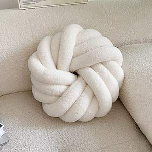 <span class=keywords><strong>Coussin</strong></span> à nœud sphérique en laine tricotée à la main, décoration de luxe pour la maison, <span class=keywords><strong>coussin</strong></span> en fibre acrylique - Product Image 3