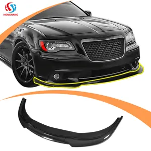  Fabrika imalatı Chrysler 300c için otomobil parçaları OEM PP siyah ön tampon Splitter Euro araba dış dekorasyonu ön dudak 300