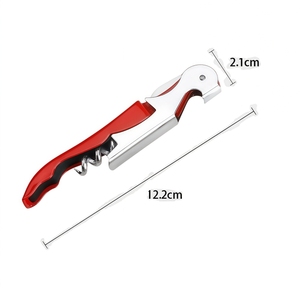 HXYSWBO102 Custom 3 in 1 <strong>Bar</strong> <strong>Tools</strong> One Hinge MultiFunction Stainless Steel Folding CorkScrew for Beer &amp; Wine Opening - Product Image 2