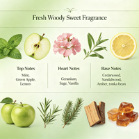 Ventes chaudes - Parfum pour homme Woody Vanilla Mini 50ml - Parfum masculin longue durée aux notes fruitées et florales - Cologne pour homme - Vente en gros - Bonne qualité