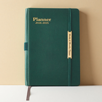 Promotion Carnet en cuir PU souple personnalisé A6 B5, motif floral, design à balles, noir, pour filles, économique, vierge, personnalisable et imprimable