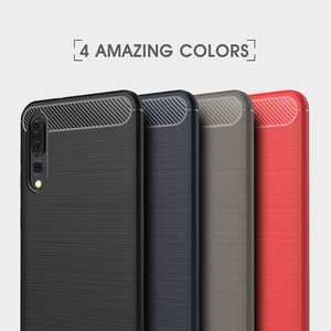 Pour <span class=keywords><strong>Huawei</strong></span> P50/P50 pro/ P30 <span class=keywords><strong>Lite</strong></span>/P30 Pro/ P30/Coque en TPU en fibre de carbone à texture brossée - Product Image 3