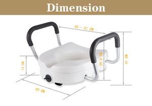 Elevador de Asiento de Inodoro Blanco JL670B para Seguridad en el <span class=keywords><strong>Baño</strong></span> y Ayuda para Personas con Movilidad Reducida - Product Image 6