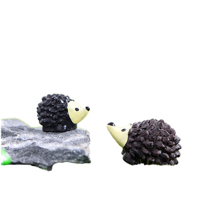 Figurine miniature en résine de hérisson, décoration de <span class=keywords><strong>jardin</strong></span> féerique, accessoires de bonsaï - Product Image 5