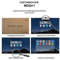 55 65 75 85 86 98 110 inch IR Touch Interactief Flat Panel 4K LCD Digitaal Interactief Smart Whiteboard voor Onderwijs
