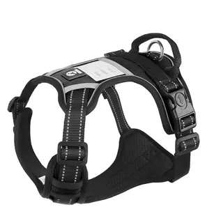 OEM/ODM Amazon's Hot Selling TACTICAL DOG Harness Comfortable Pet Harnesses for DOG