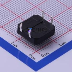 TC-1103-B-E Tactile Switch Through hole Component THT-4P,12x12mm Switch Single Pole Single Throw Round Button 1.6N Through Hole - Product Image 2