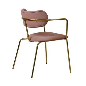 Popolare di Vendita Calda Articolo Living Room Furniture <span class=keywords><strong>Design</strong></span> Moderno in Metallo Dorato Gamba Variopinto Tessuto di Soggiorno per Il Tempo Libero Sedia per La Vendita - Product Image 4