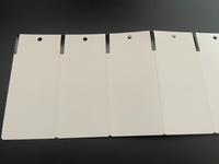 Tissu tissé lavable étiquettes en tissu RFID lin nylon UHF RFID étiquette de vêtements étiquettes textiles en soie pour la gestion des vêtements