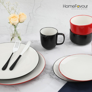 Porcelaine Fine usine <span class=keywords><strong>grès</strong></span> <span class=keywords><strong>vaisselle</strong></span> maison ensemble de <span class=keywords><strong>vaisselle</strong></span> en céramique de 16 - Product Image 6