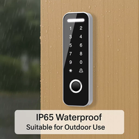 Biometric Access Control System Professional 3-in-1 Security Solution Cloud Management Touch Screen Two-Way Audio APP Waterproof