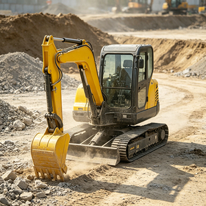 Excavatrice sur chenilles de haute puissance pour travaux de terrassement et d'agriculture, conformes aux normes européennes - Product Image 4