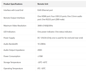 Chuyên nghiệp âm thanh/Video/ánh sáng truyền tốc độ cao thép <span class=keywords><strong>Extender</strong></span> 4K2k Zero độ trễ 100M hỗ trợ USB KVM cho - Product Image 5