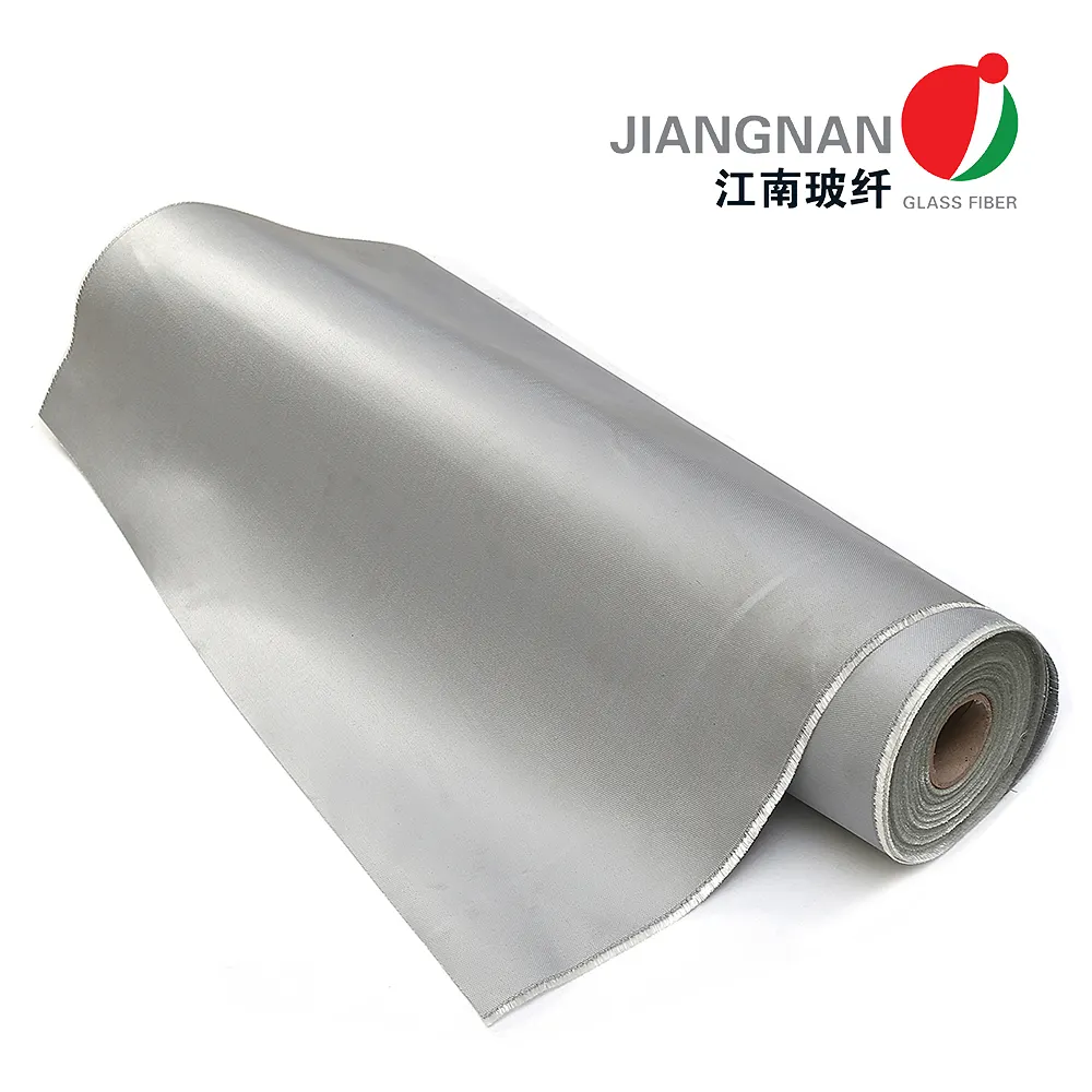 Thermal Insulation Material 0.8mm PU Coated Fiberglass Fabrics for Acid and Alkali Resistance