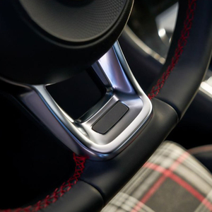 Volant sport en cuir pleine fleur R Line pour VW Volkswagen <span class=keywords><strong>Golf</strong></span> 5 6 <span class=keywords><strong>7</strong></span> <span class=keywords><strong>7</strong></span>.5 R MK5 MK6 MK7 MK7.5 GTI <span class=keywords><strong>GTD</strong></span> Polo Passat B6 B7 B8 CC - Product Image 6