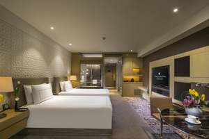 Usine de Jiangxi, fabrication sur mesure de meubles de chambre à coucher pour hôtels 3 à 5 étoiles, avec des meubles de chambre à coucher en bois robustes et durables pour villa - Product Image 5