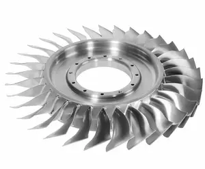 HKAA 5轴数控加工零件不锈钢铝数控加工叶轮定制风扇叶轮