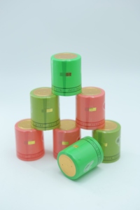 Capsules en PVC thermorétractables en aluminium ou en plastique les plus vendues, capsules de vin de 30 mm avec logo <span class=keywords><strong>et</strong></span> couleur personnalisés - Product Image 5