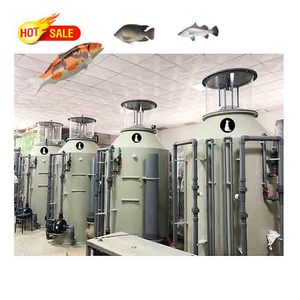 Système de recirculation d'eau pour l'aquaculture Écumeur de protéines Équipement industriel Plastique PP Débit 4-500 M/H pour l'eau de pisciculture - Product Image 1