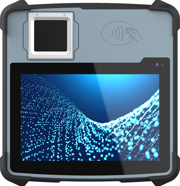 Rugged 8'' Resgistration Tablet with Polycarbonate Data Page Passport Reader MRZ& RFID for Biometric Passport Booklet