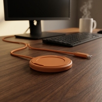 Nouveau Chargeur Magnétique Sans Fil 25W 2026 en Alliage d'Aluminium, Support de Charge Rapide, Prix de Gros, Utilisation Microphone, Multifonction