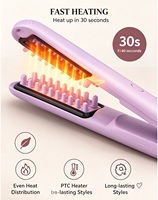 Outil de volumisation de cheveux électrique en céramique Mini Portable avec fer à friser LED à ions négatifs et baguette pour hommes/femmes utilisation d'hôtel domestique