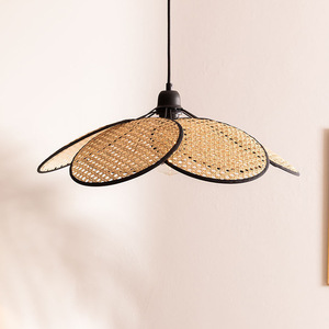 Lámpara Colgante de Estilo Japonés de Bambú Hecha a Mano de Guyue Lighting Factory, 1 Fuente de Luz para Restaurante, Dormitorio, Sala de Estar - Product Image 1