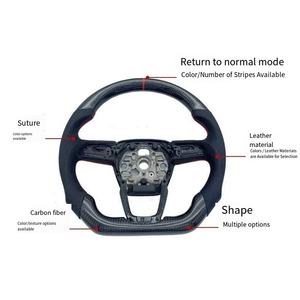 Volants de voiture pour Volkswagen MK7 MK6 R <span class=keywords><strong>Golf</strong></span> 7 Gti <span class=keywords><strong>Golf</strong></span> 6 Jetta Passat pour VW CC Volant en cuir - Product Image 5