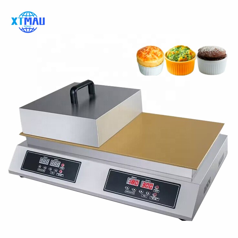 Electric Soufflé Machine Dorayaki Cookie Maker Digital Snack Double-headed 2600W