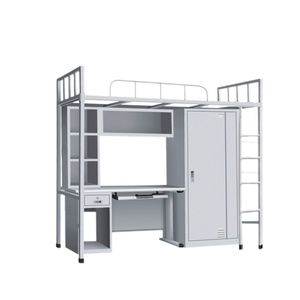 Yetişkinler için Modern Metal ranzalar okul ve hastane okul mobilyalarında öğrenci daireleri kira ve yatak odası için verimli kullanım - Product Image 1