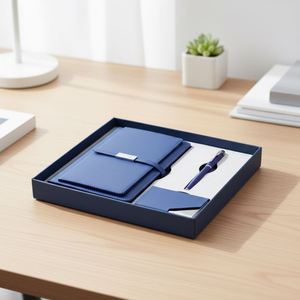 Personalized Souvenir Corporate Gift <b>A5</b> <b>Notebook</b> Box Package With Pen Business Journal Name Card Holder Set Promotion Event - Product Image 5