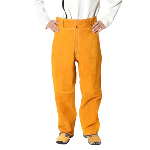 Leather Welding Jacket Pants Suit Work Jacket For Men Fire Resistant Heavy Duty | UK - View #8