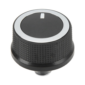 Perilla de Control de Temperatura del Aire Acondicionado Chevrolet 84793085 Negra con Anillo Plateado para Sistema de Climatización de Automóvil - Product Image 1