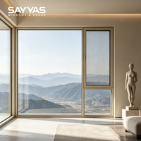 Sayyas GR110 Extrem Kältebeständiges Aluminium-Fenster 54mm Thermisch Getrenntes Uw 1.1 Dreifachverglasung Schalldicht Außenfenster 5 Jahre Garantie Nord