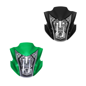Ensemble de phares TCMT, carénage vert/noir, compatible avec Kawasaki <span class=keywords><strong>ER6N</strong></span> ER-6N 2012-2016, phare avant de moto, carénages avant - Product Image 1
