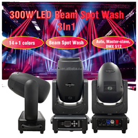 Projecteur LED RGBW 400W 3-en-1 Wash/Spot avec Contrôle DMX512 IP33 pour Scènes et Spectacles DJ