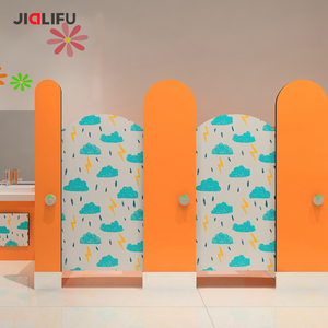 Mampara de Ducha Moderna para Niños de Guardería, Material HPL - Product Image 4