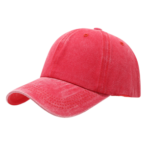 Casquette de baseball Dad Hat unisexe, non structurée, effet vieilli, délavée, avec logo brodé personnalisé, style sportif, en tissu Dobby Argyle, Gorras - Product Image 5
