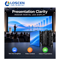 Écran LED portable P2.976 P3.91 pour location intérieure, 500x500mm, pour scène et exposition commerciale