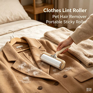 Rouleau anti-poils extra-adhésif réutilisable pour vêtements, canapé, tapis et voiture - Product Image 4