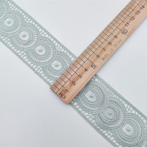 Dentelle chimique guipure brodée de haute qualité, quatre couleurs, volants, largeur 4,3 cm, pour vêtements et décoration intérieure - Product Image 2