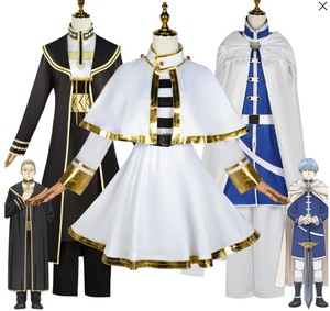 En stock <span class=keywords><strong>Sousou</strong></span> No Frieren Cosplay Frieren Fantasia Costume manteau chemises tenue fantaisie femmes Halloween carnaval fête vêtements - Product Image 1